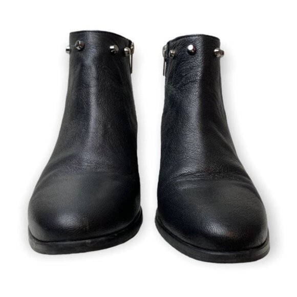 Norberto Costa Black Leather Studded Chelsea Boots - Picture 5 of 12